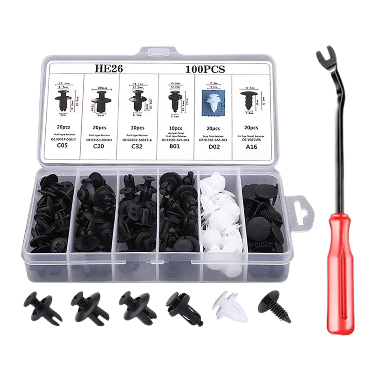 AutoClip – Car Retainer and Rivet Kit