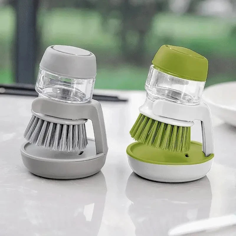 CleanPalm – Spazzola per piatti con dispenser