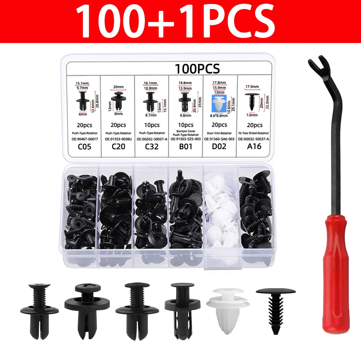 AutoClip – Car Retainer and Rivet Kit