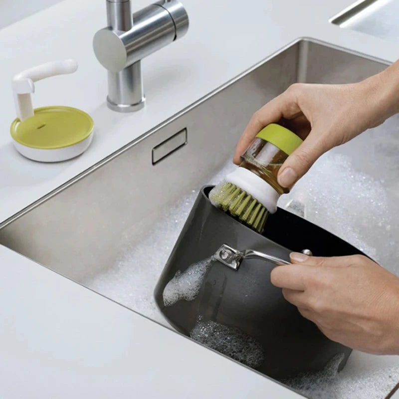 CleanDrop – Soap Dispensing Dish Brush